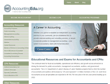 Tablet Screenshot of accountingedu.org